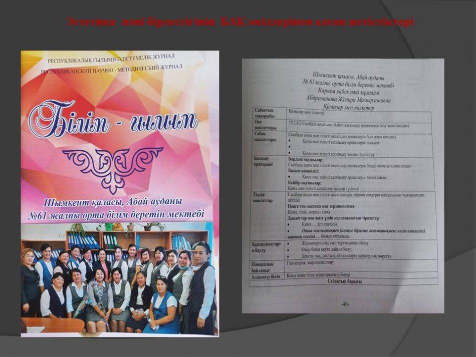 БАҚ жетістіктері